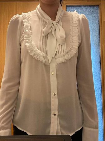 Bluse - weiss - Grösse S