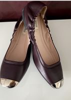 BALLY Ballerinas Damen  Gr 39 Aubergine  Obermaterial: Leder