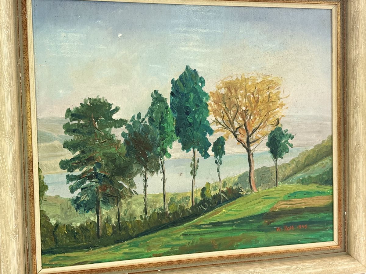 Dipinti: Willy Roth - 1949 - Ölgemälde  – Usato da Solothurn venduto da NUVICO 5