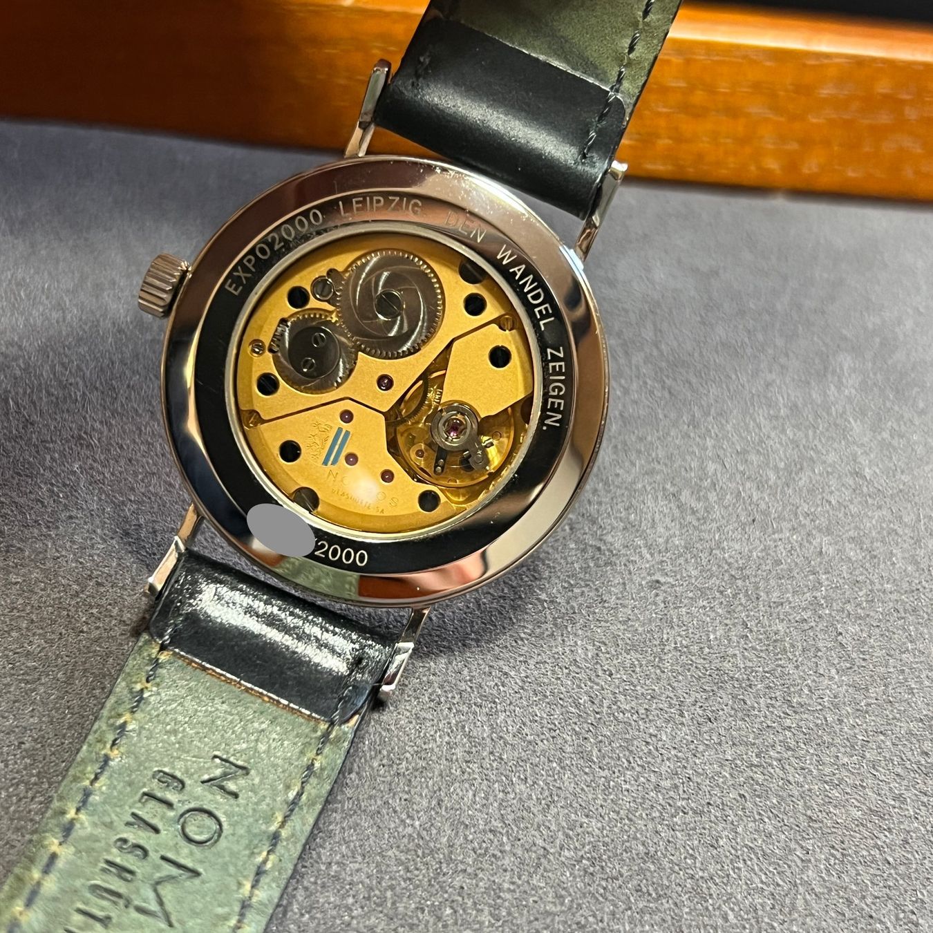 Nomos Orologi: Nomos Tangente Stem-Winder Full Set Expo2000 – Usato da Carouge GE venduto da Watchaser 4