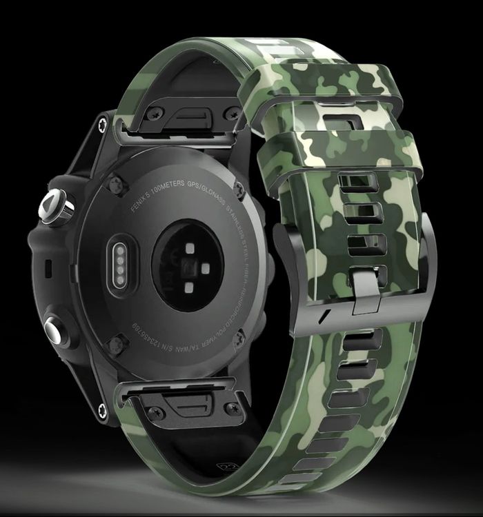 Quickfit Camouflage 26mm | Garmin – Silikon Armband Ricardo army auf green Kaufen