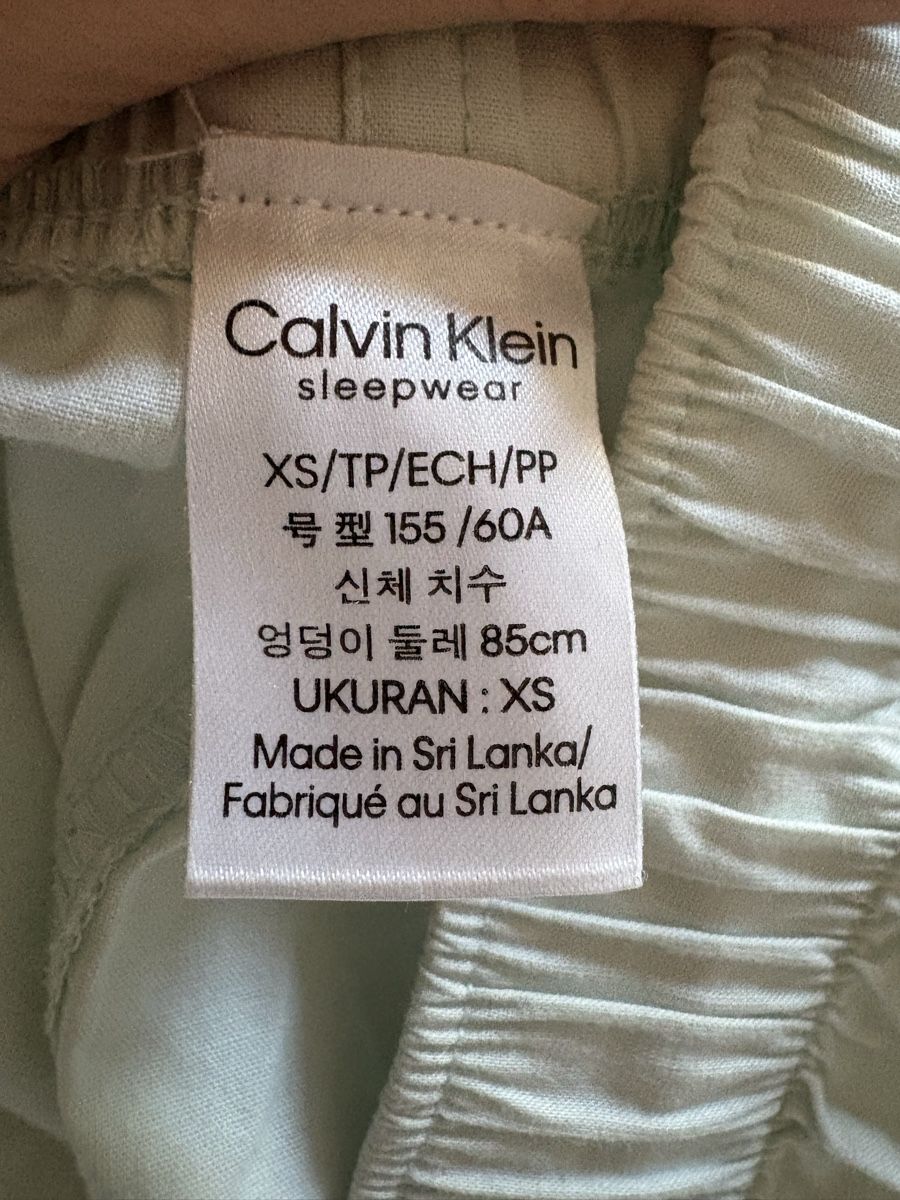 Calvin Klein Negligees & Pigiami: Calvin Klein Schlafhose mint XS  – Nuovo (secondo la descrizione) da Langenthal venduto da hih_sfd7 2