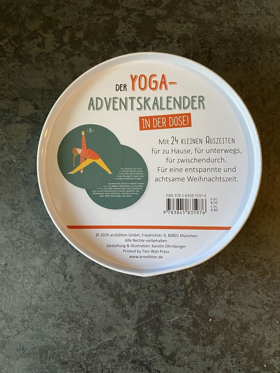 Cartoline: Weihnachtsadvent-24 Tage Yoga Glück – Usato da Zürich venduto da VictoriaV01 1