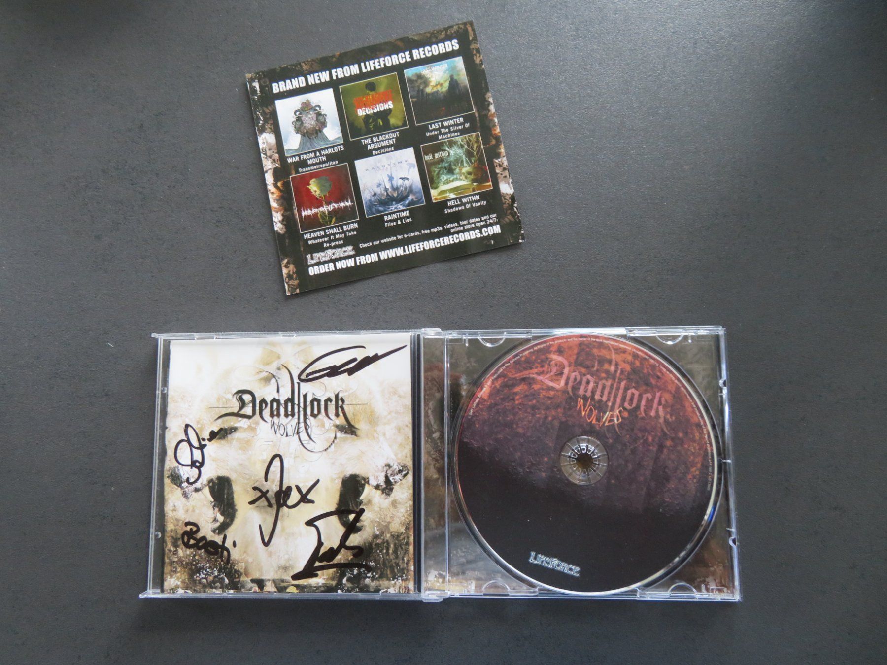 CD: DEADLOCK Wolves 2007 SIGNED!!! Melodic Death Metal CD RAR! – Usato da Niederbipp venduto da Onyx32