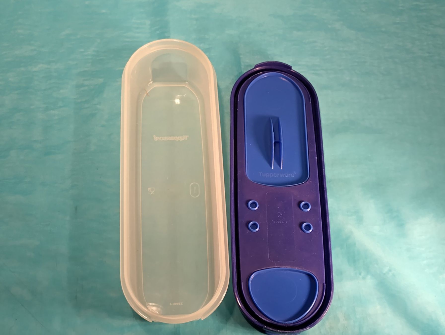 Tupperware Contenitori & Simili: Tupperware Behälter,  2 Oeffnungen im Deckel – Usato da Bellach venduto da JingleCherry 3