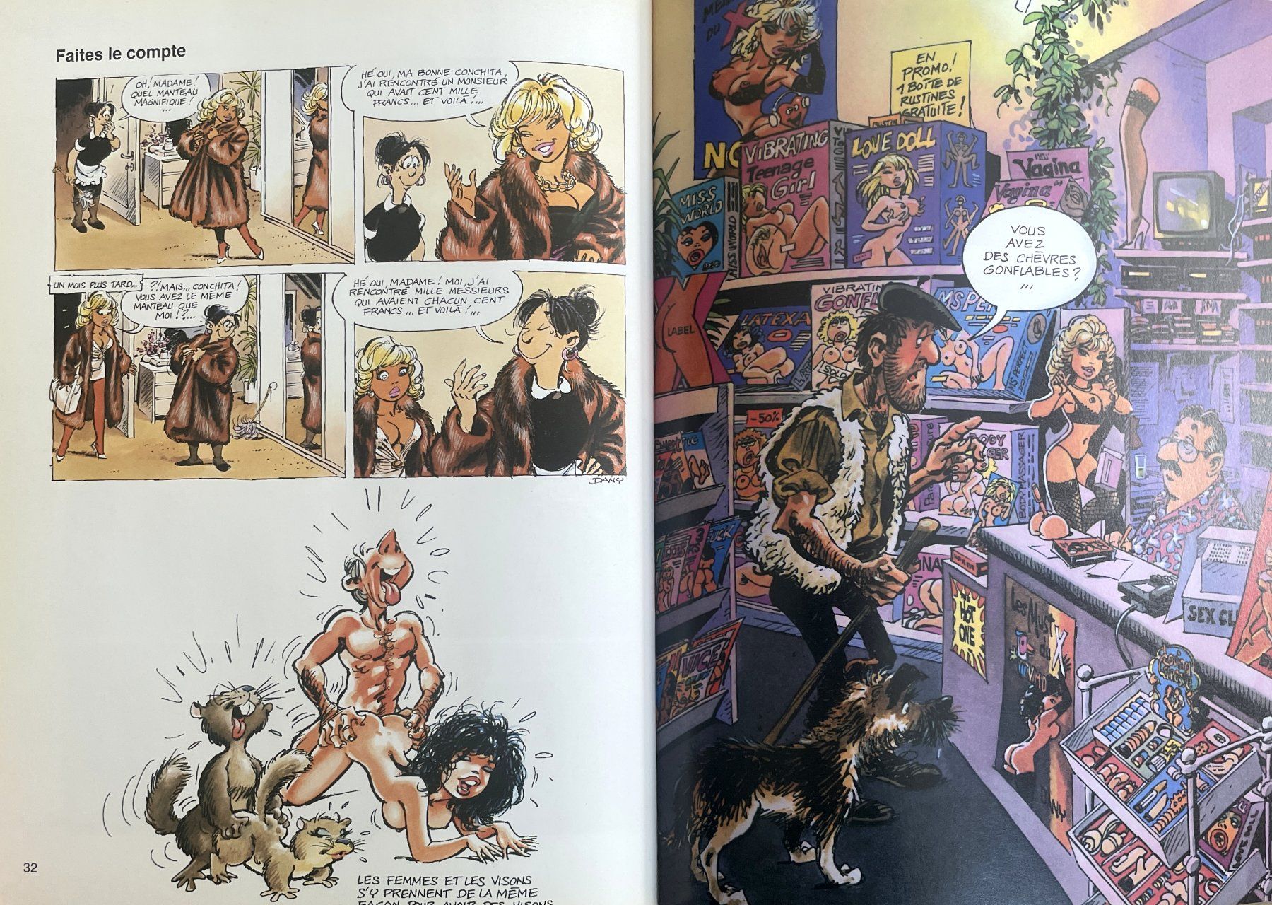 Fumetti: Vous n'avez pas honte?  Dany - E.O. 1994 BD érotique – Usato da Savagnier venduto da Ne2065 2