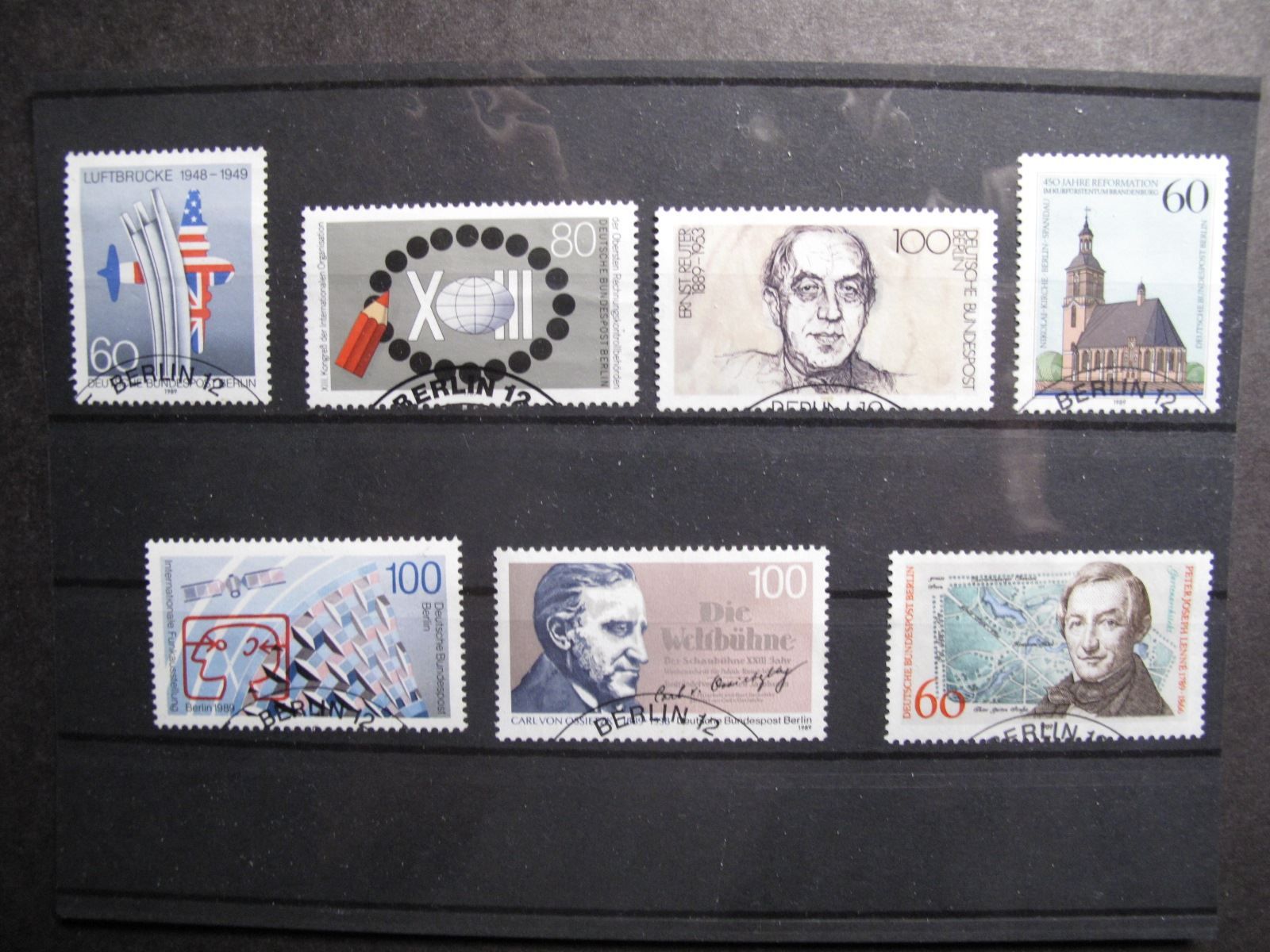 Alle Briefmarken: Berlin 1989 Ende Blockade/Reformation – Gebraucht aus Wil SG von fva01