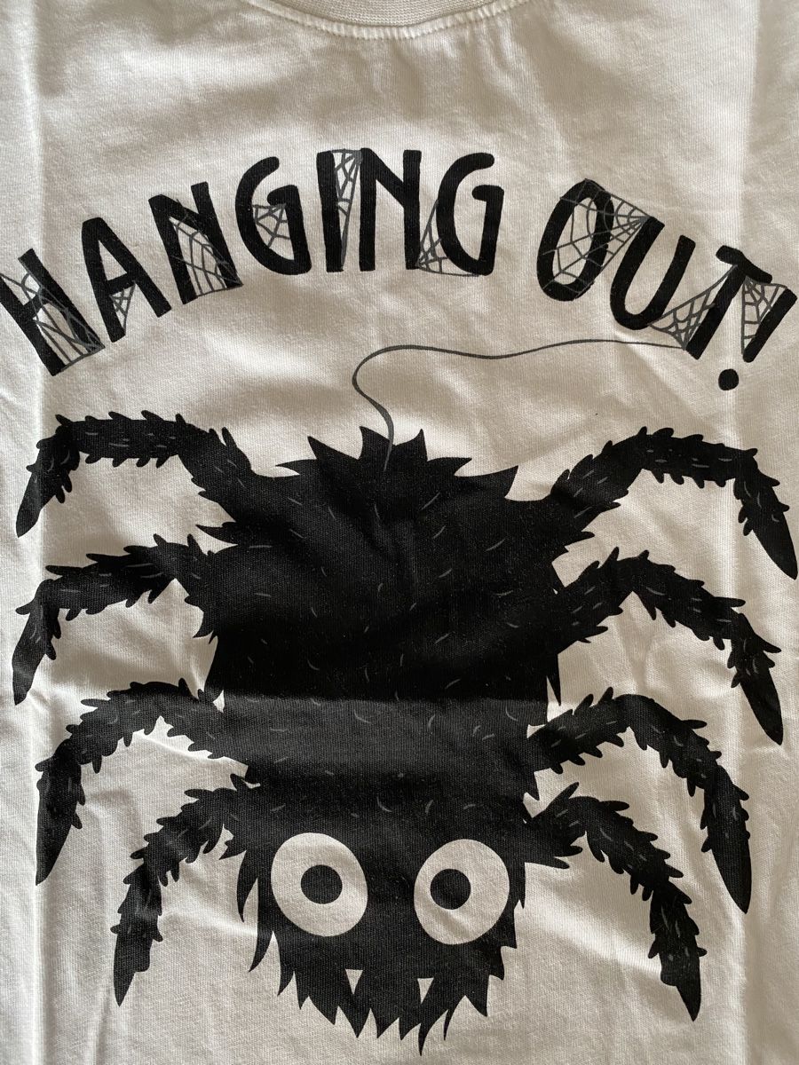 H&M Maglioni & Felpe: H&M Halloween Shirt Spinne Gr. 122/128 – Usato da Urdorf venduto da Bets4 2