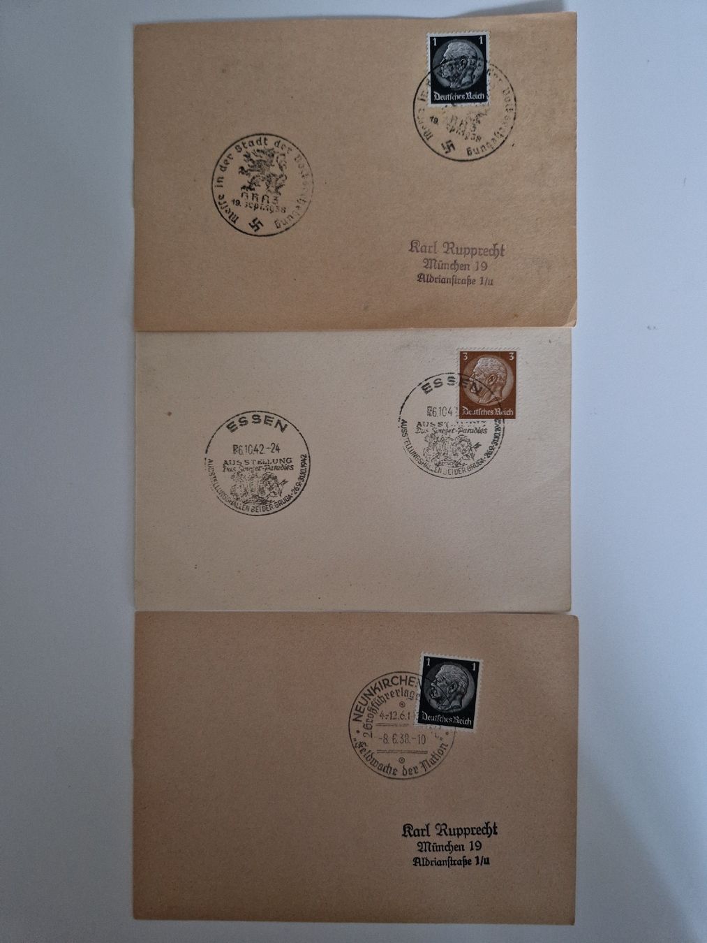Tutti i francobolli: Deutsches Reich Briefmarke 1939 – Usato da St. Gallen venduto da Enrico_SG