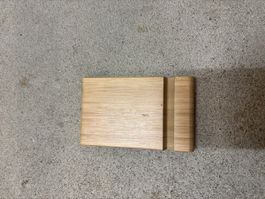 Holzhalterung für Leinwaldbild