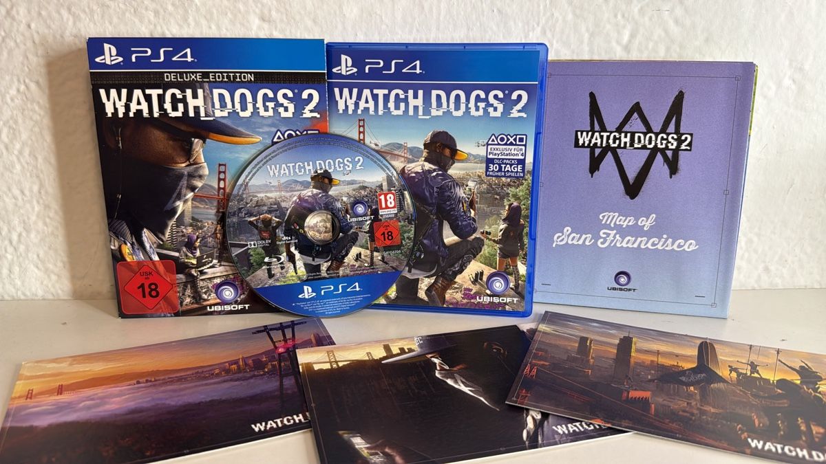 Sony Giochi: Watch Dogs 2 Deluxe Edition PS4/PS5 game complete set – Usato da Ehrendingen venduto da bubulence 1