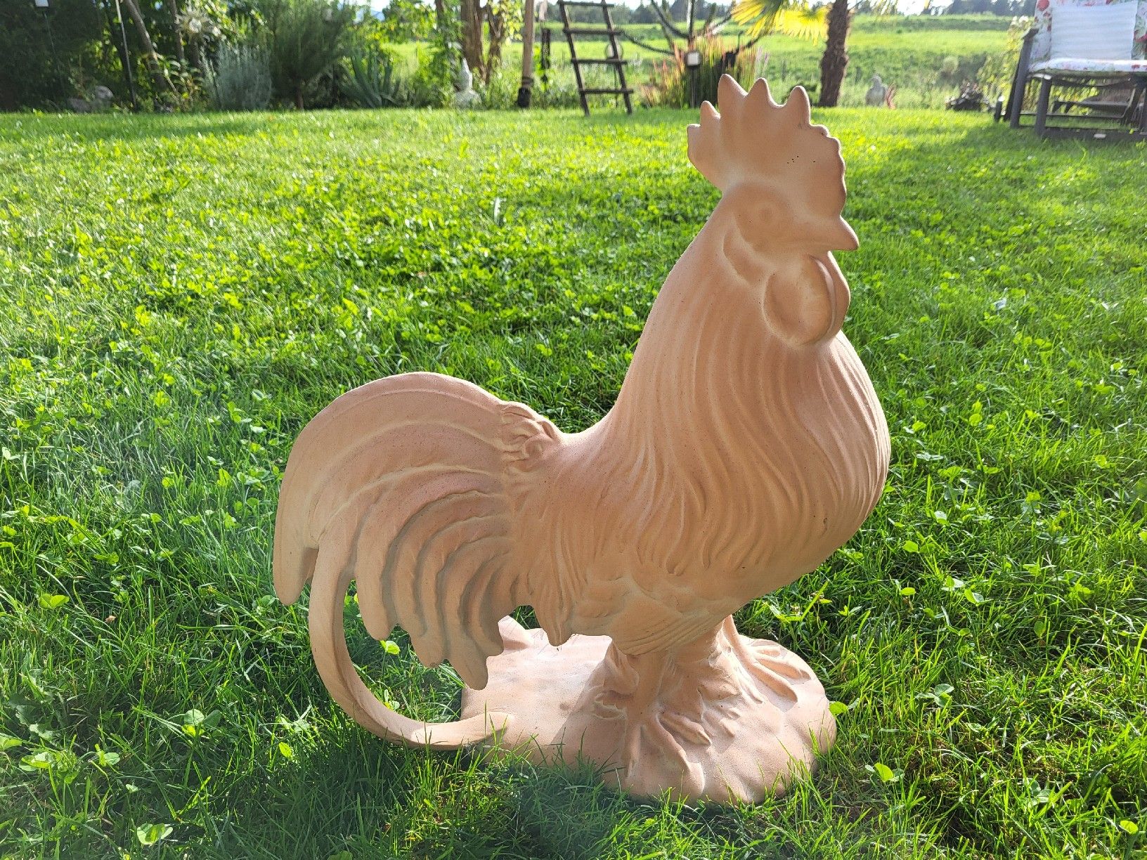 Figuren: Güggel Hahn Terracotta – Neu (gemäss Beschreibung) aus Gutenswil von ghekko88 8