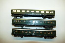 Liliput H0: 3xDB Personenwagen