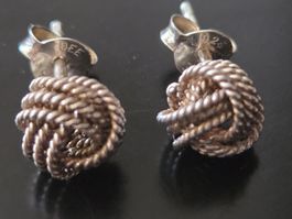 Boucles d'oreilles nœud argent 925 Bee ☆☆☆