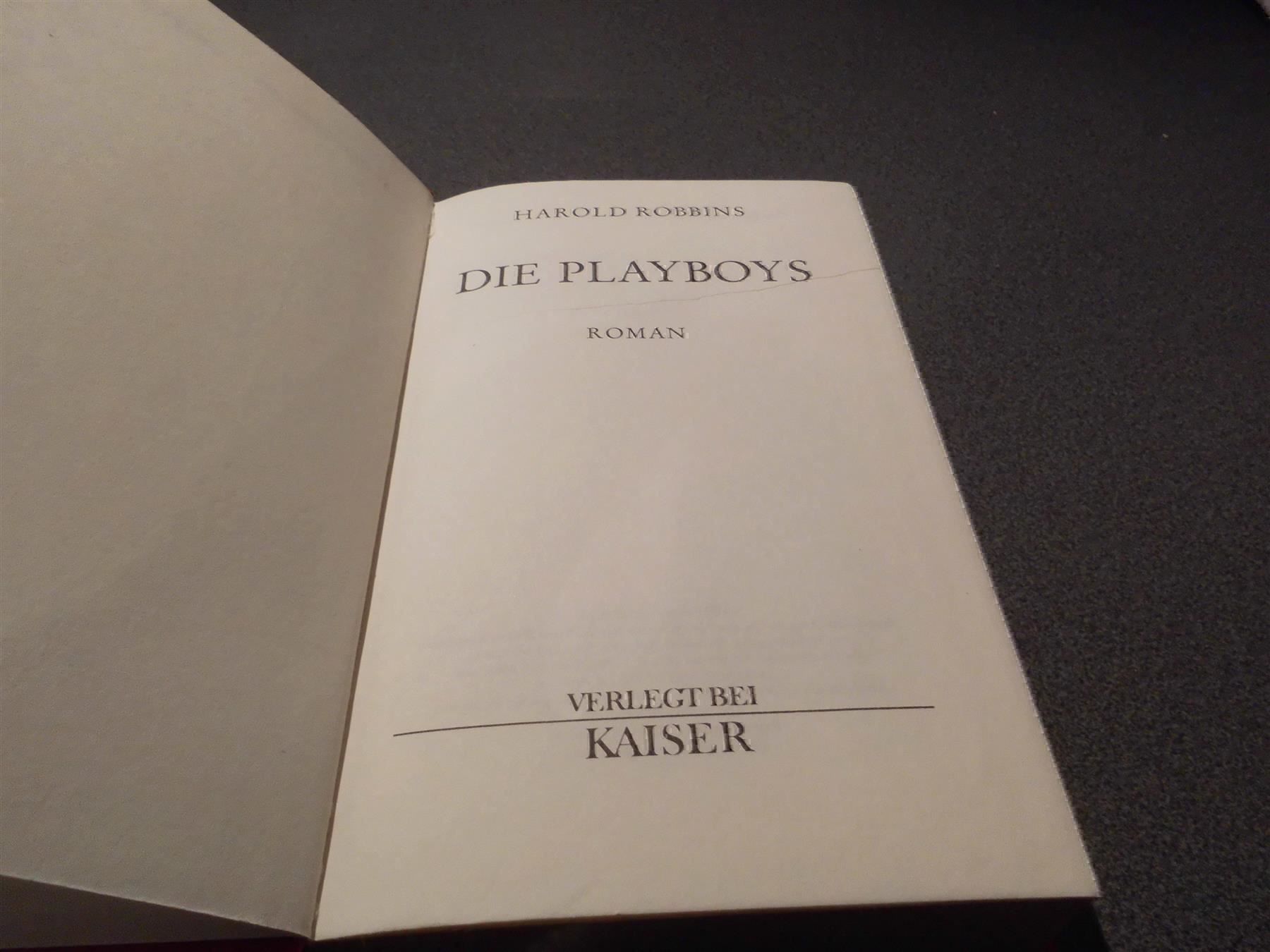 Bücher: Die Playboys, Harold Robbins, 1965 – Gebraucht aus Zürich von Motzkuh 1