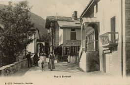 Zermatt  VS  -    Dorfstrasse      um 1908