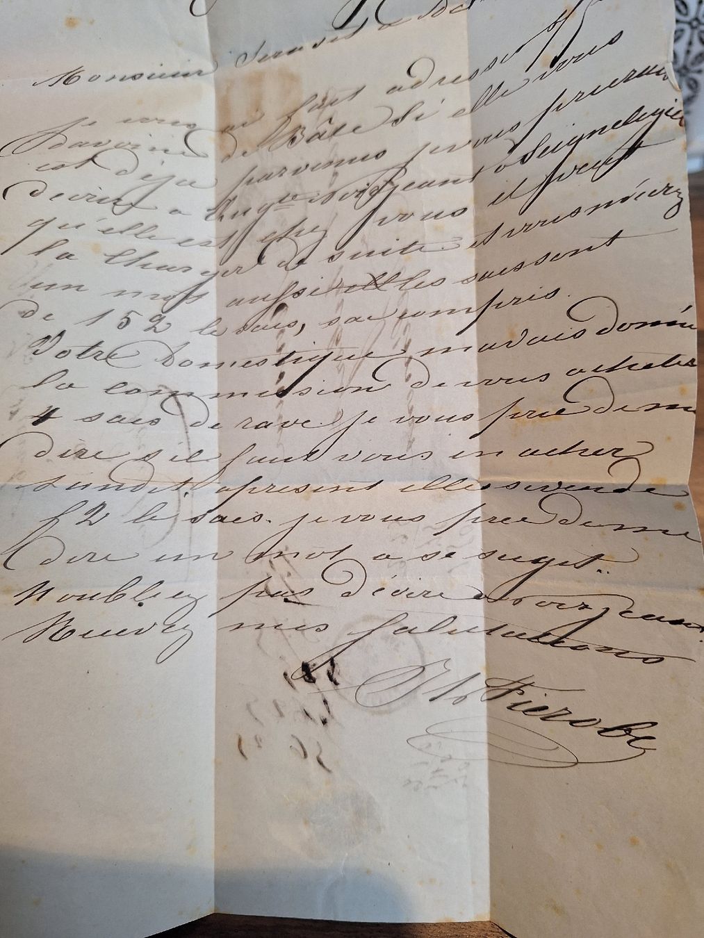 Alle Briefmarken: Strubelbrief 23F mit Attest Kat. 2500.- Pruntrut - Delsberg – Gebraucht aus Balgach von SIMEON27 4