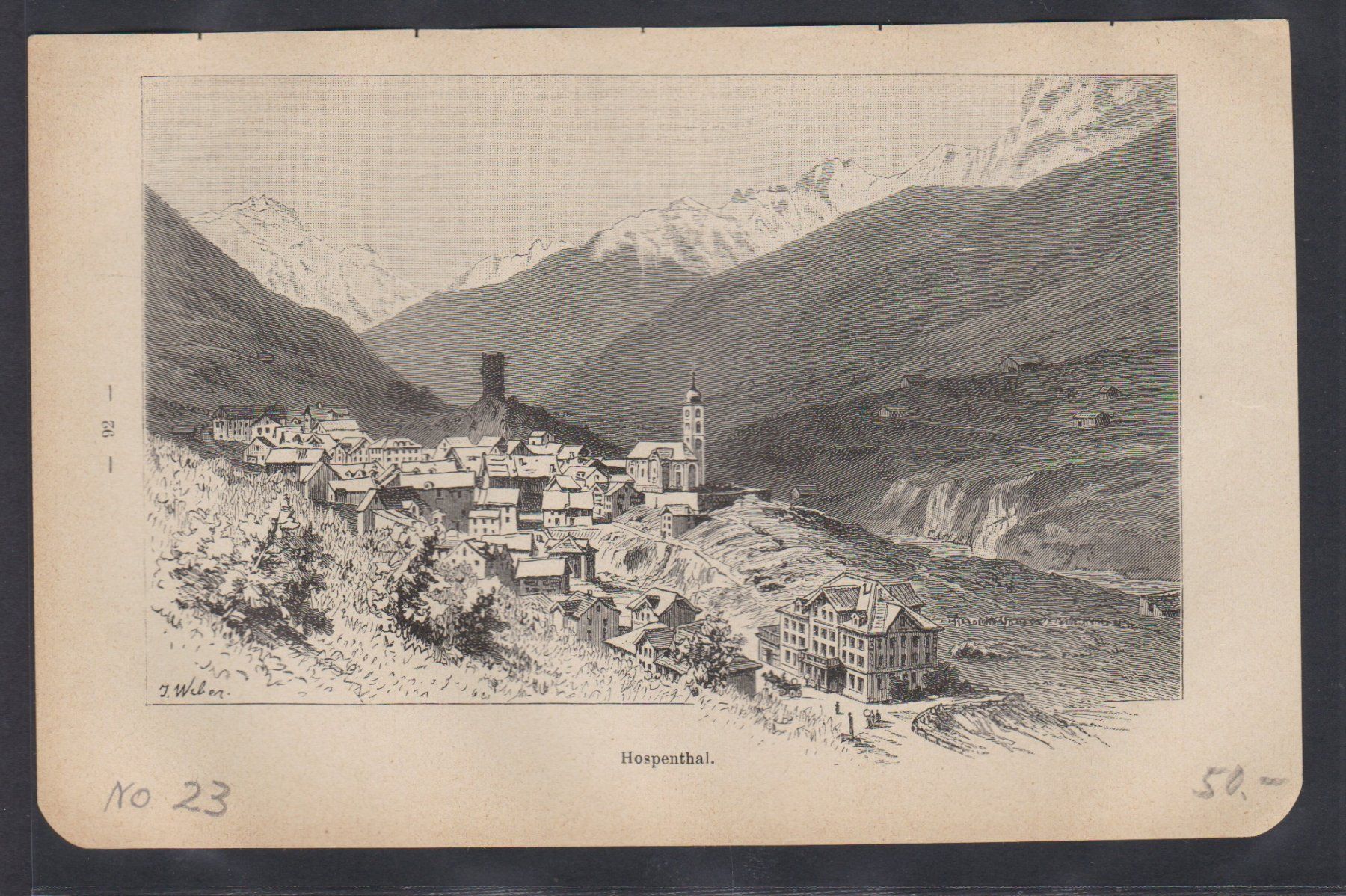 Foto & Immagini: Oberalp  +   Hospenthal  UR   -   altes Bild – Usato da Vitznau venduto da Mina60
