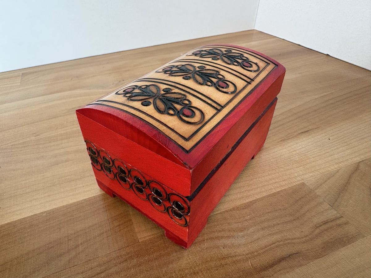 Portagioie: Holz Truhe Box – Nuovo (secondo la descrizione) da Rümlang venduto da SchumBru10 1