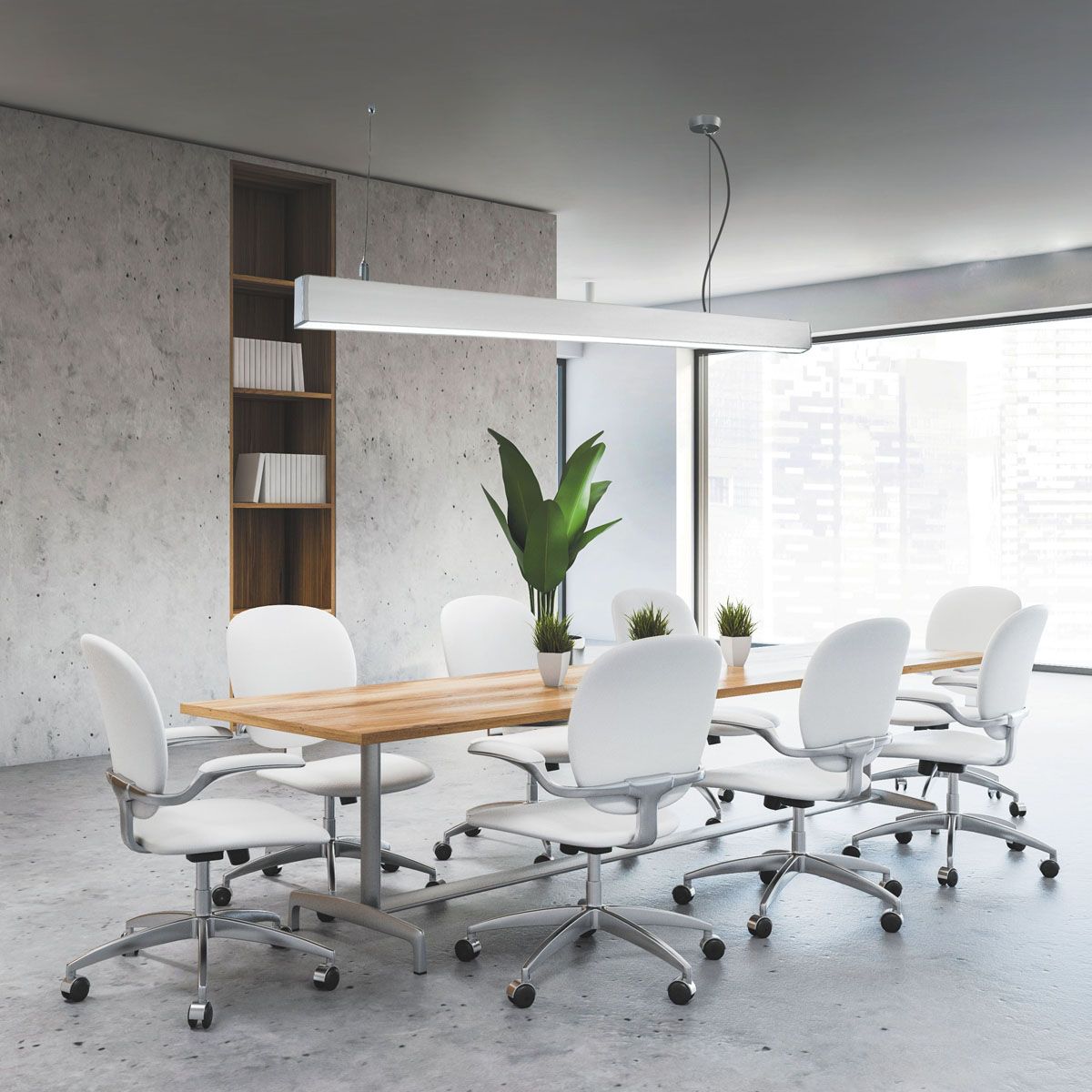 Lampadari & plafoniere: LED Pendelleuchte, Bürolicht, 120 x 20 – Nuovo (secondo la descrizione) da Kreuzlingen venduto da Smart-Light 1