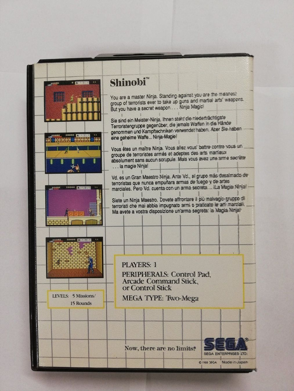 Sega Giochi: Shinobi / Sega Master System – Usato da St. Gallen venduto da zorro_dc 1