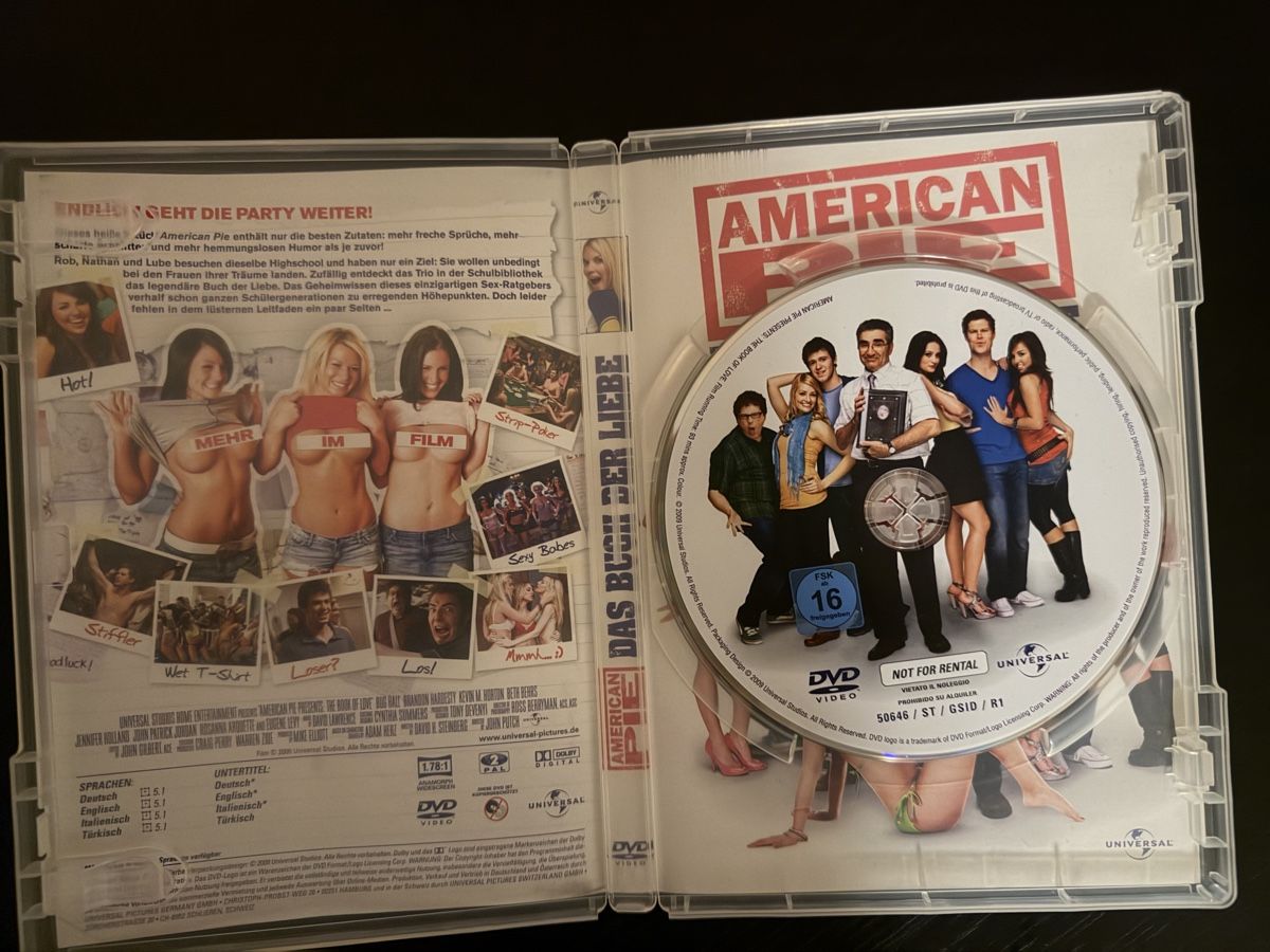 Tutti i DVDs: American Pie: Das Buch der Liebe DVD gebraucht – Usato da Lausen venduto da EisAmStiel94 2