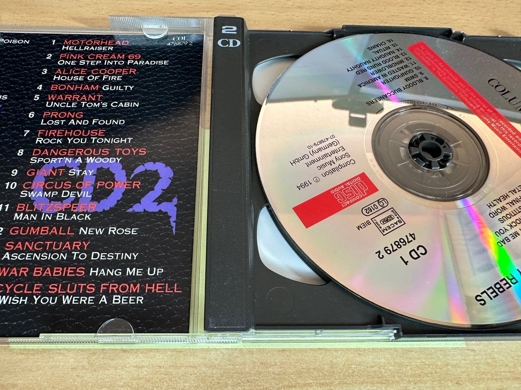 CD: Various – Hard 'N' Heavy Rebels - 2 CD – Usato da Rikon im Tösstal venduto da Alpenmutz 2