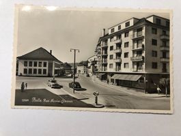 Alte Ansichtskarte Bulle Rue Nicolas-Glasson 16.7.63