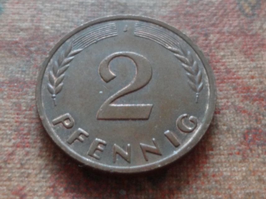 Tutti le monete: DEUTSCHLAND 2 Pfennig 1967 – Usato da Romanel-sur-Lausanne venduto da Swift13 1