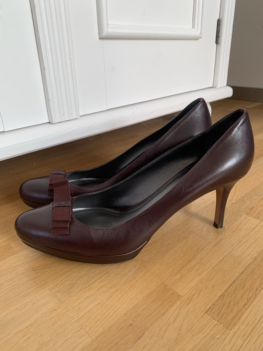 Navyboot Chaussures femmes: Navyboot, elegante Leder Pumps, Bordeaux, Gr 39, – D'occasion à Zürich par MK124 3