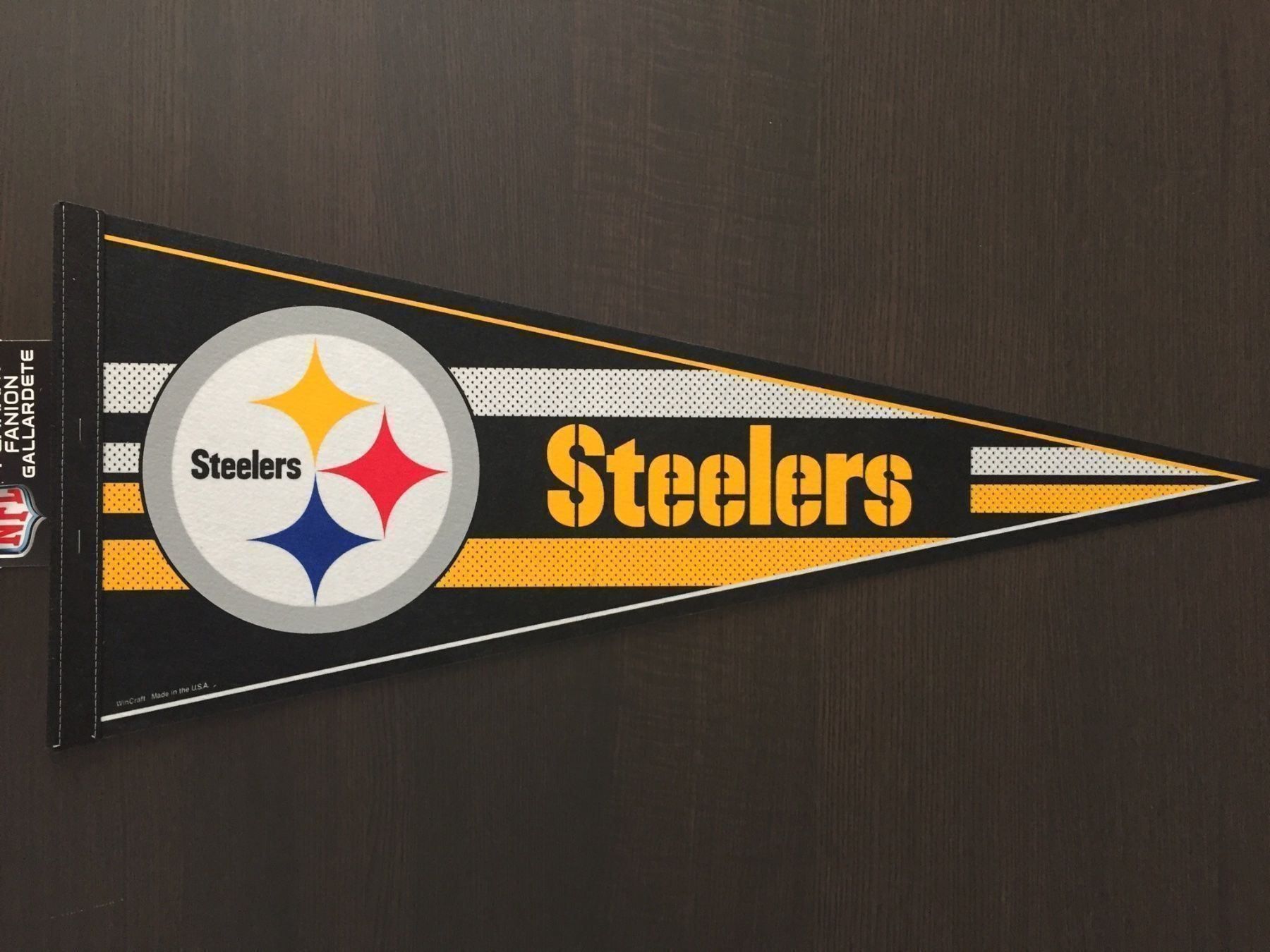 Fahnen: Pittsburgh Steelers Wimpel – Neu und originalverpackt aus Muttenz von US_Sport_Schweiz