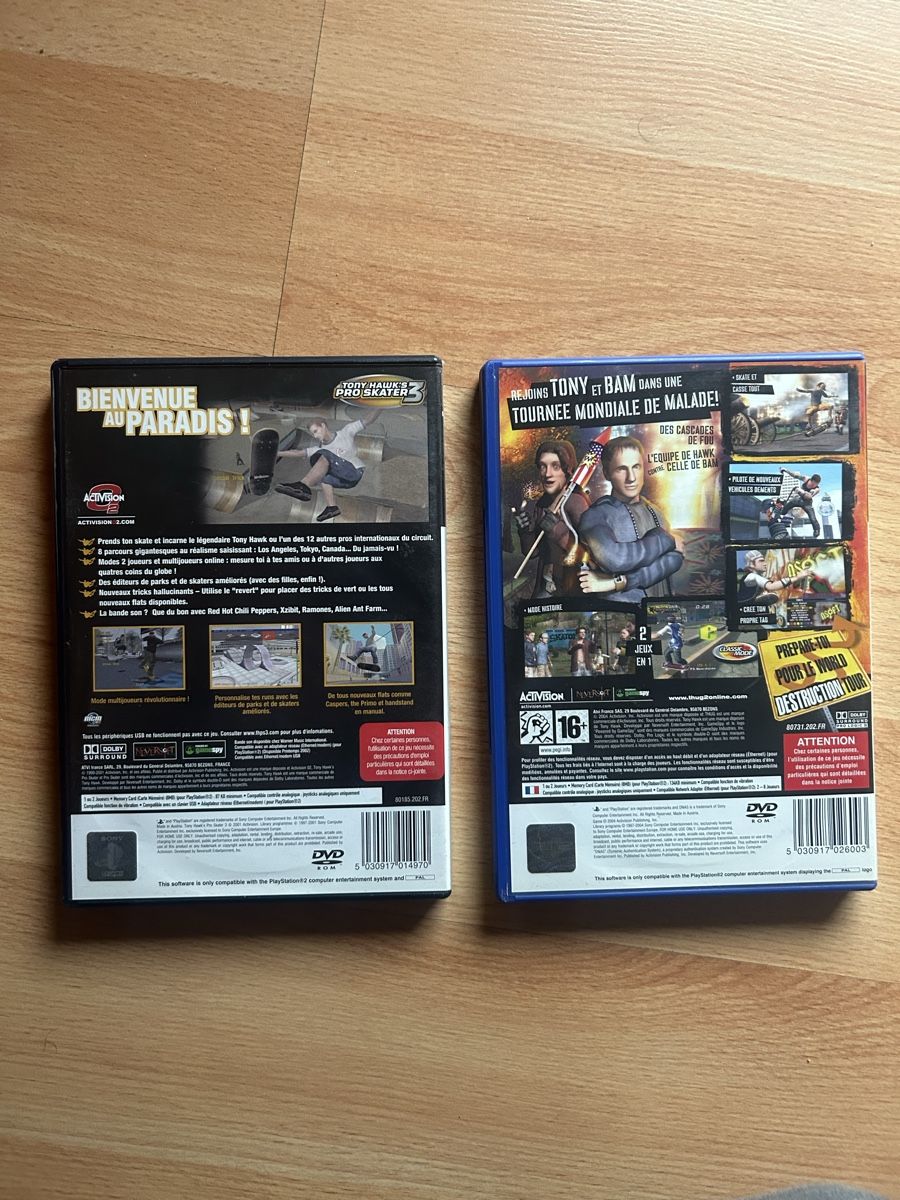 Sony Giochi: Tony Hawk's Pro Skater 3 & Underground 2 - PS2 Games – Usato da Schötz venduto da lor_z95g 2
