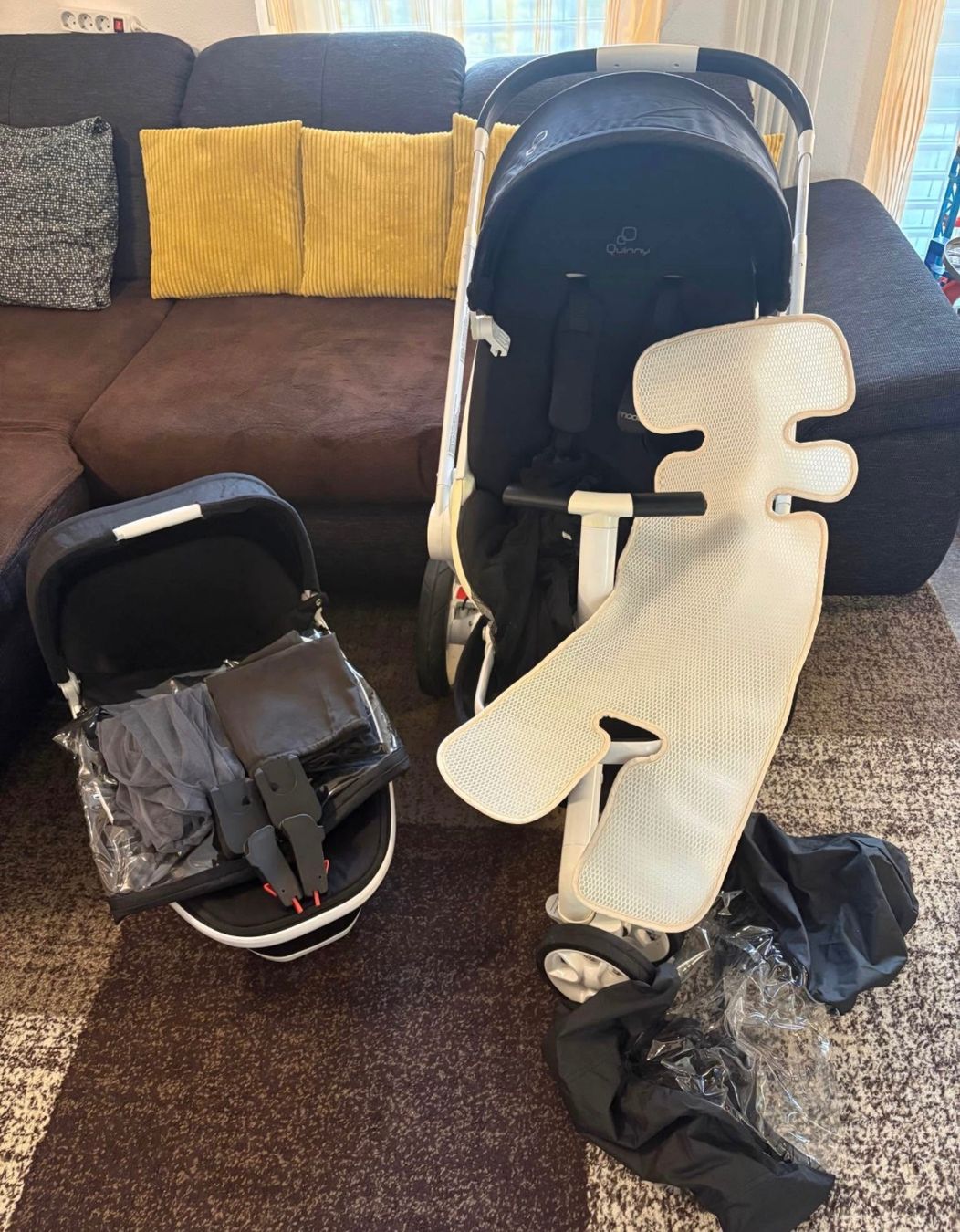 Quinny Carrozzine: Quinny Moodd Kombi-Kinderwagen – Usato da Feuerthalen venduto da rob_2k85 1
