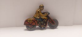 Jouet ancien moto en tole Rico, Espagne