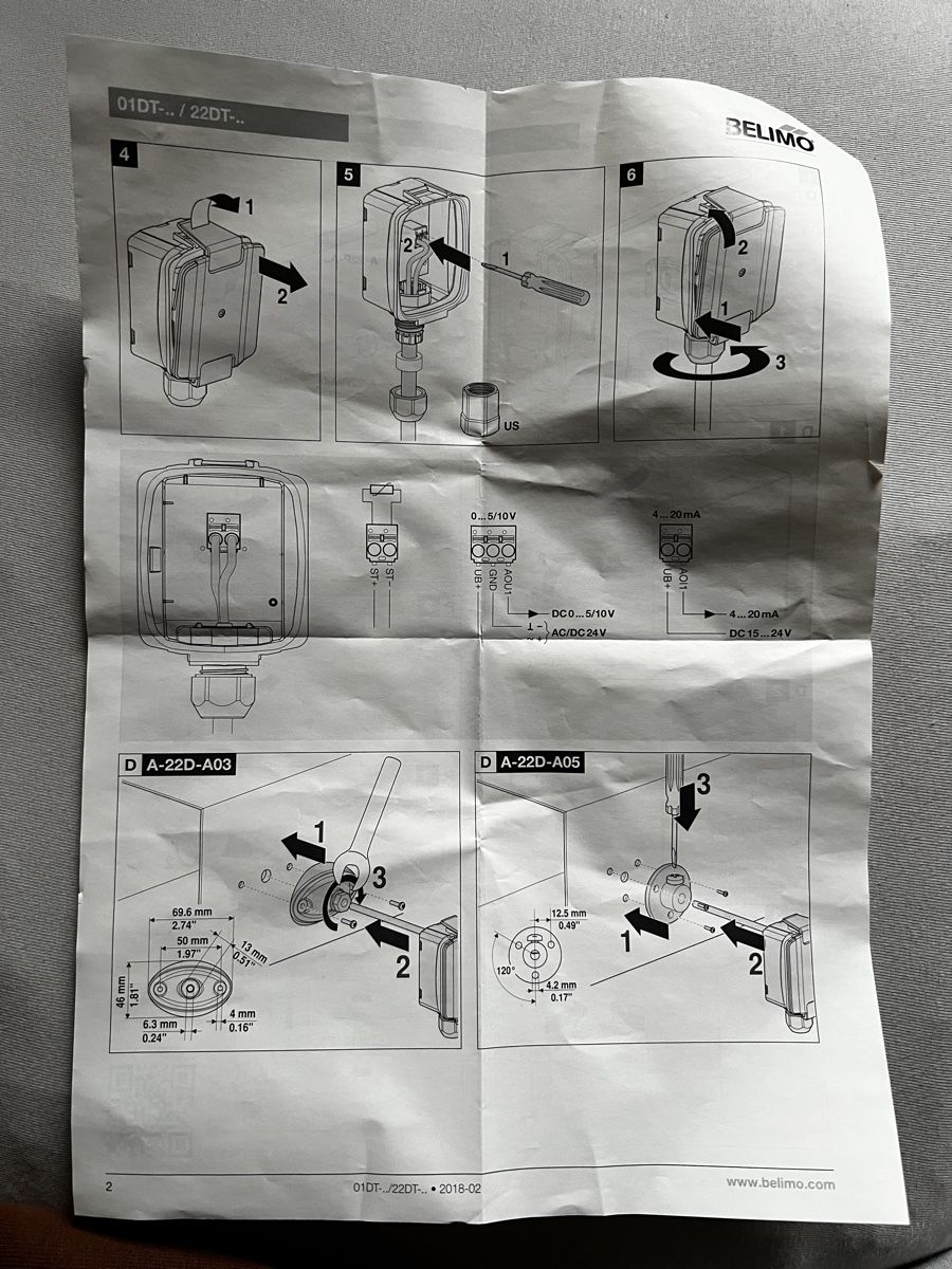 Altro per la casa: BELIMO Duct Temp. PT1000 01DT-1BL – Nuovo (secondo la descrizione) da flawil venduto da KauzigerBergeremit 4