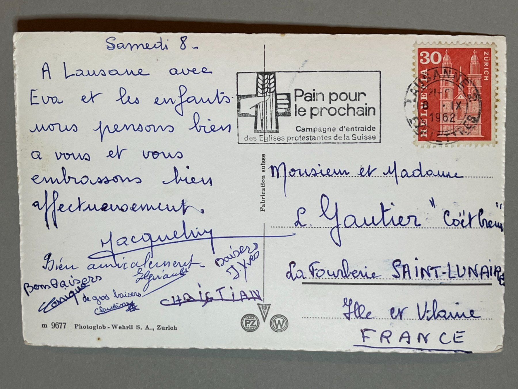 Cartes postales: Lausanne – D'occasion à Steg VS par _vinci_ 1