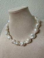 Echte Barockperlen Kette mit Silber Verschluss 925