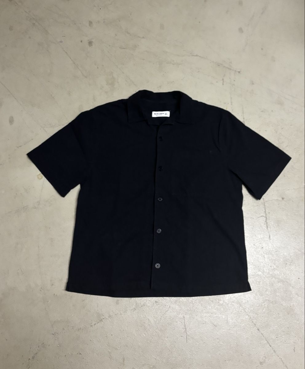 Pull&Bear Camicie: Pull&Bear Kurzarmhemd schwarz Grösse S guter Zustand – Usato da Sissach venduto da Geopatral