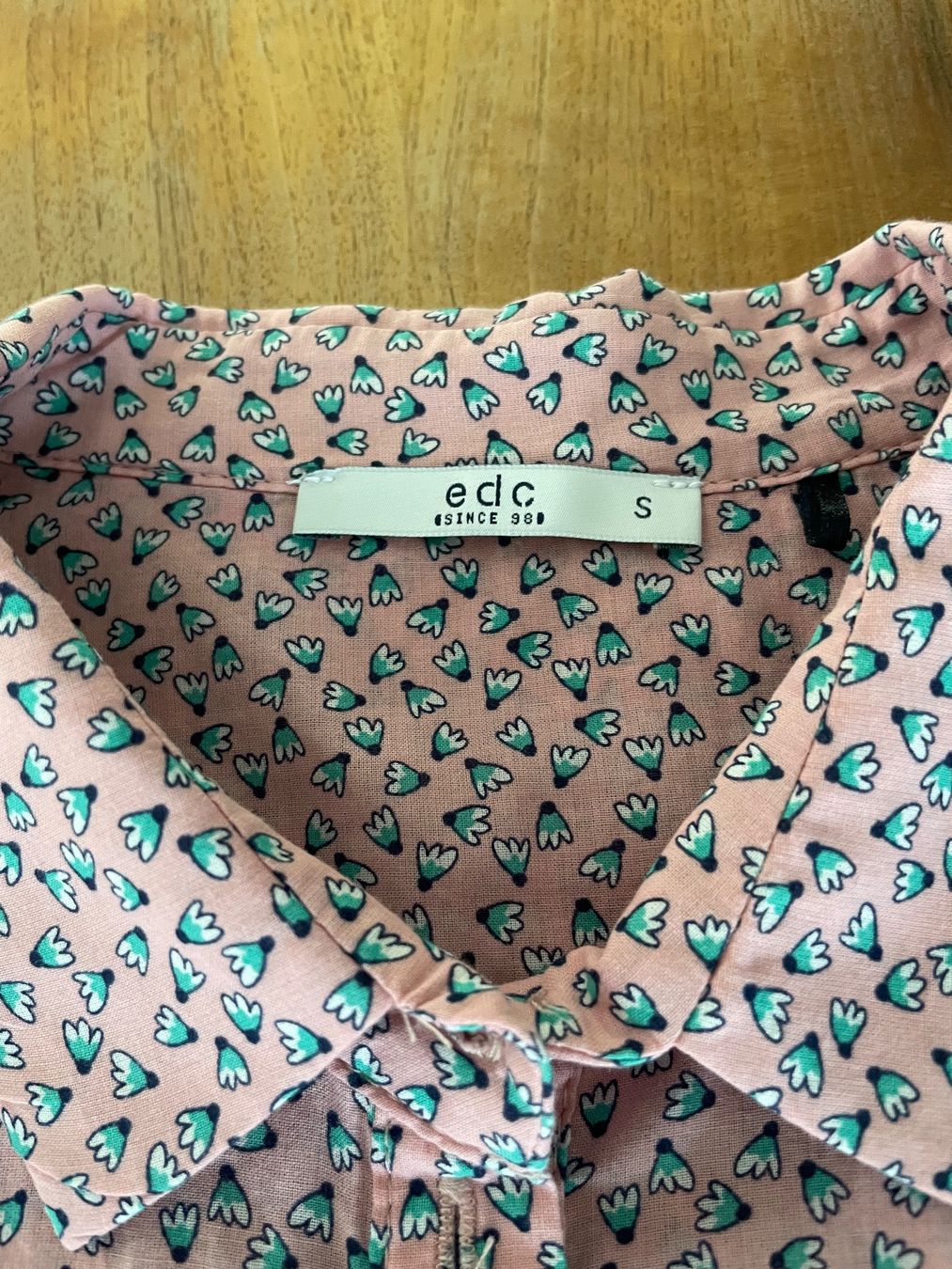 Esprit Camicette: Leichte rosa Bluse mit Blütenprint, Grösse S, edc – Usato da Haslen AI venduto da s176 3