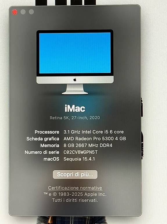 Apple PCs: iMac 27'' retina 5k 2020 – Gebraucht aus Roveredo GR von ver_6zc7