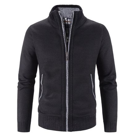 XL Herren Strickjacke Strickpullover mit Reisverschluss