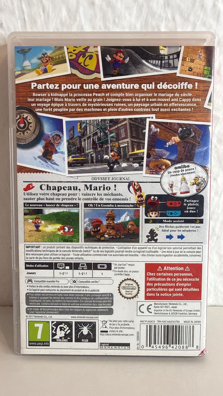 Spiele: Super Mario Odyssey - Nintendo Switch Game - Top Condition – Gebraucht aus Ehrendingen von lax21 1