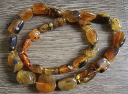 Nachlass: Ostsee Bernstein Schmuck Kette Collier 41 Gramm
