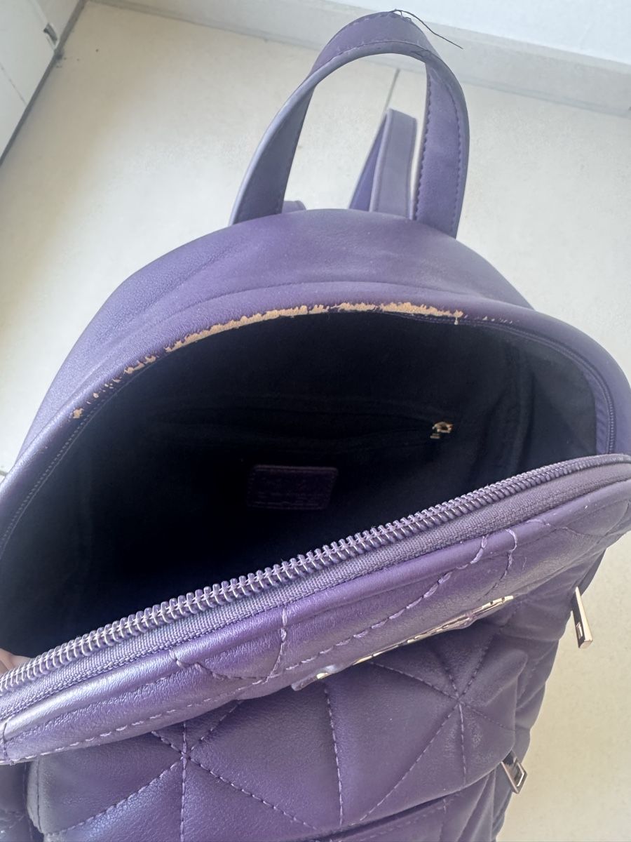 Roberto Cavalli Zaini: Cavalli Class Rucksack Lila Kunstleder – Usato da Zug venduto da zla_t2vr 3