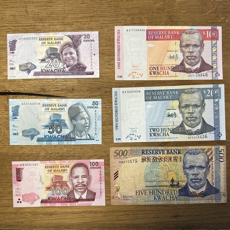 Malawian Banknotes / Malawische Banknoten (Gebraucht) in Unterägeri für ...