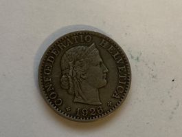 Pièce  de 20 centimes Suisse de 1926, à saisir!