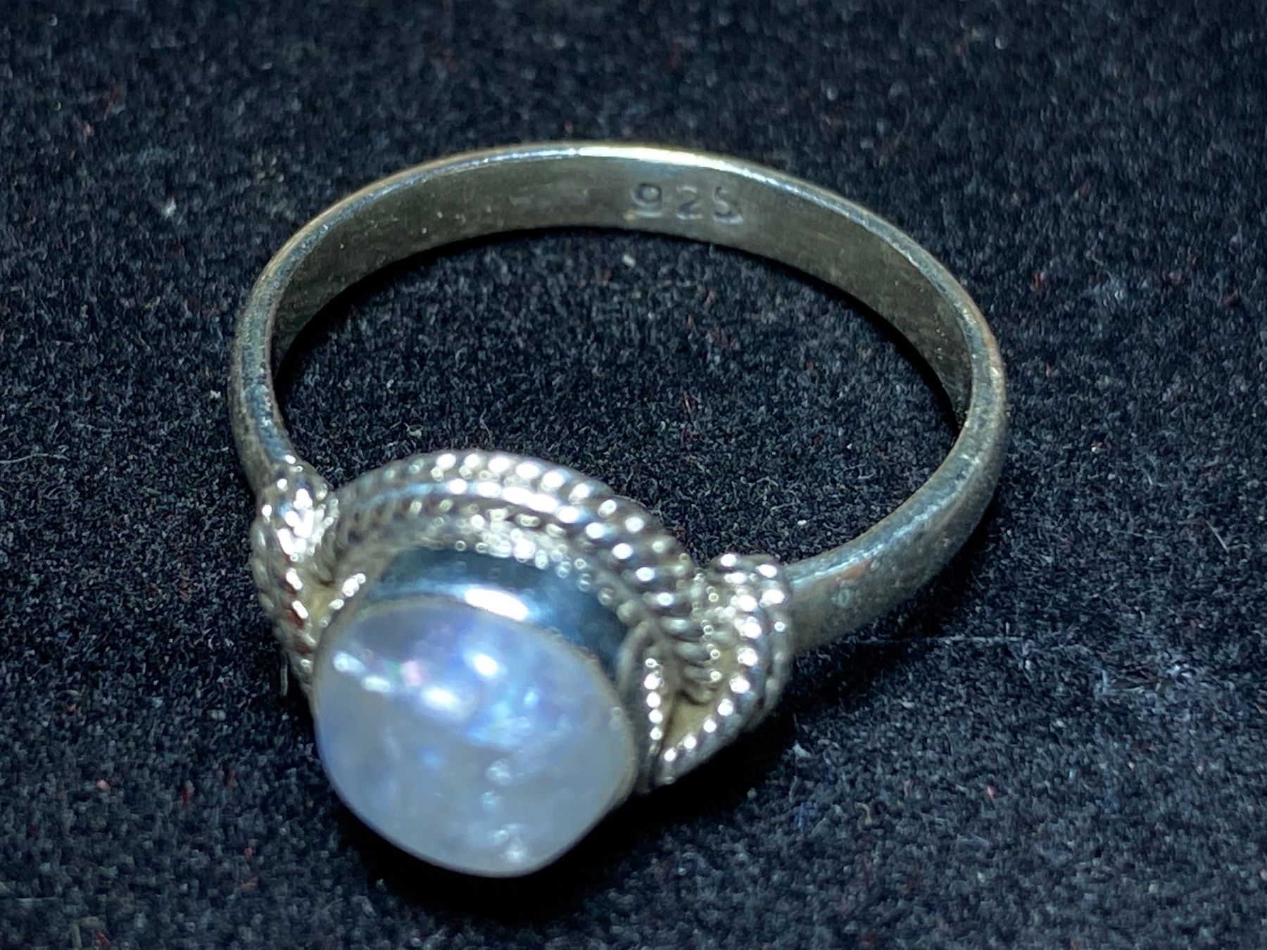 Anelli: 925 Silber Ring - natürlicher Mondstein – Nuovo e nell'imballaggio originale da Laax venduto da Kiki_Kingdom3 5