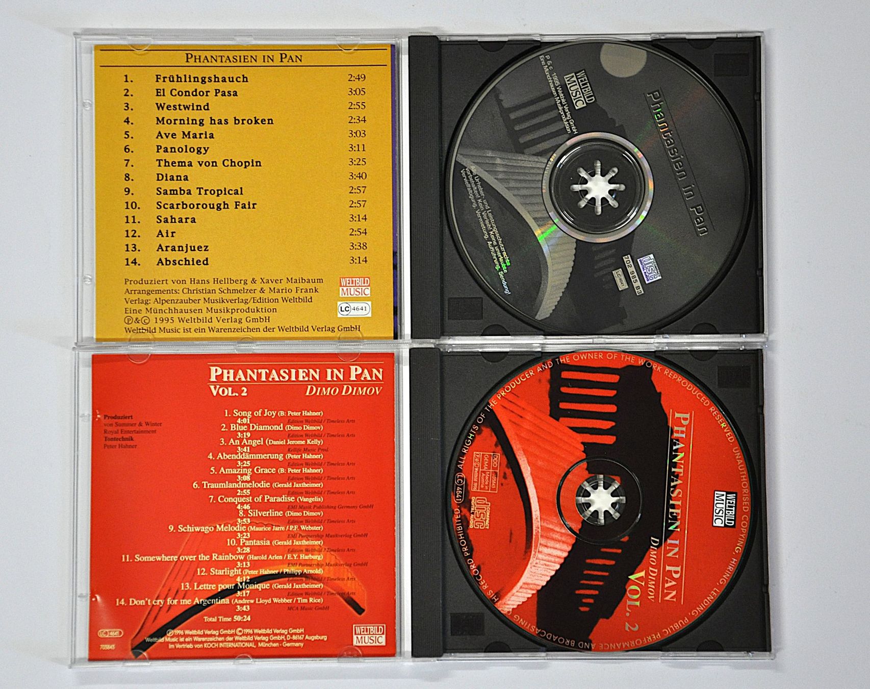 CD: 2 CD`s «Phantasien in Pan» – Usato da Grabs venduto da Fadenquarz 2