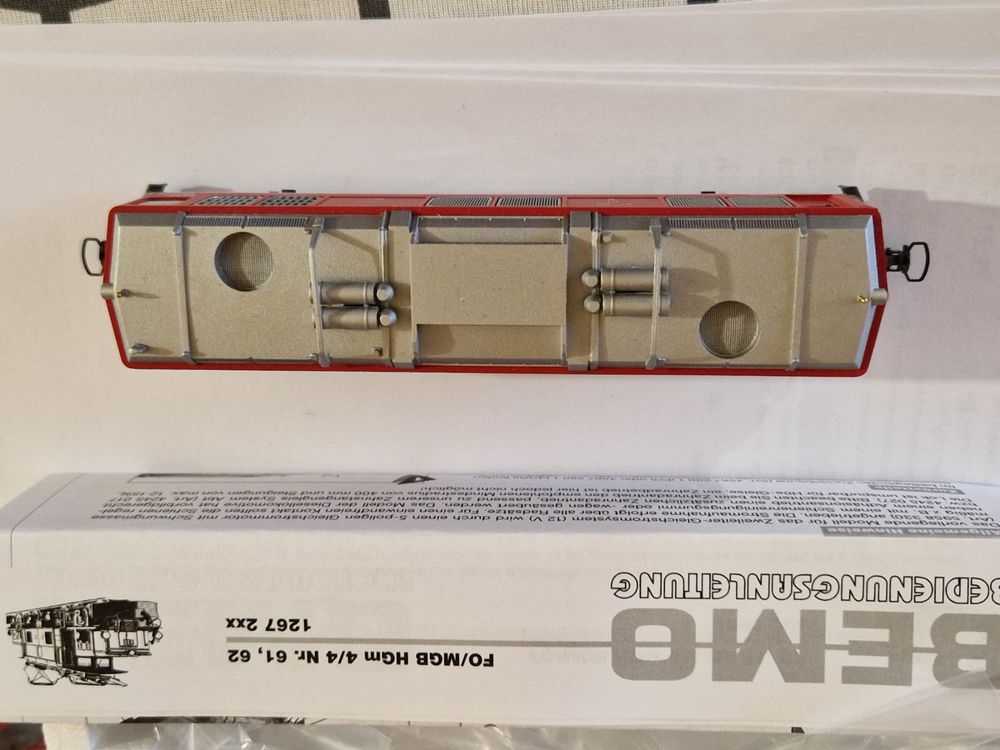 Bemo Modelleisenbahnen: BEMO 1267 211 FO HGm 4/4 61 Zahnraddiesellok – Gebraucht aus Chur von Annastei 2