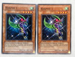 2x Yu-Gi-Oh Karten Harpyie 1 (SD8-DE013, RDS-DE017)